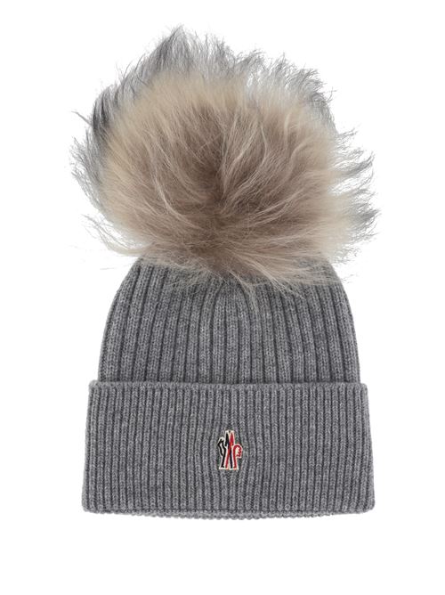 Medium grey cashmere hat Moncler Grenoble | 983B000-17M1223930